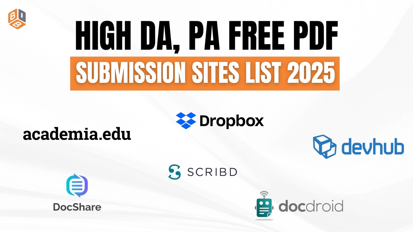 High DA, PA Free PDF Submission Sites List 2025