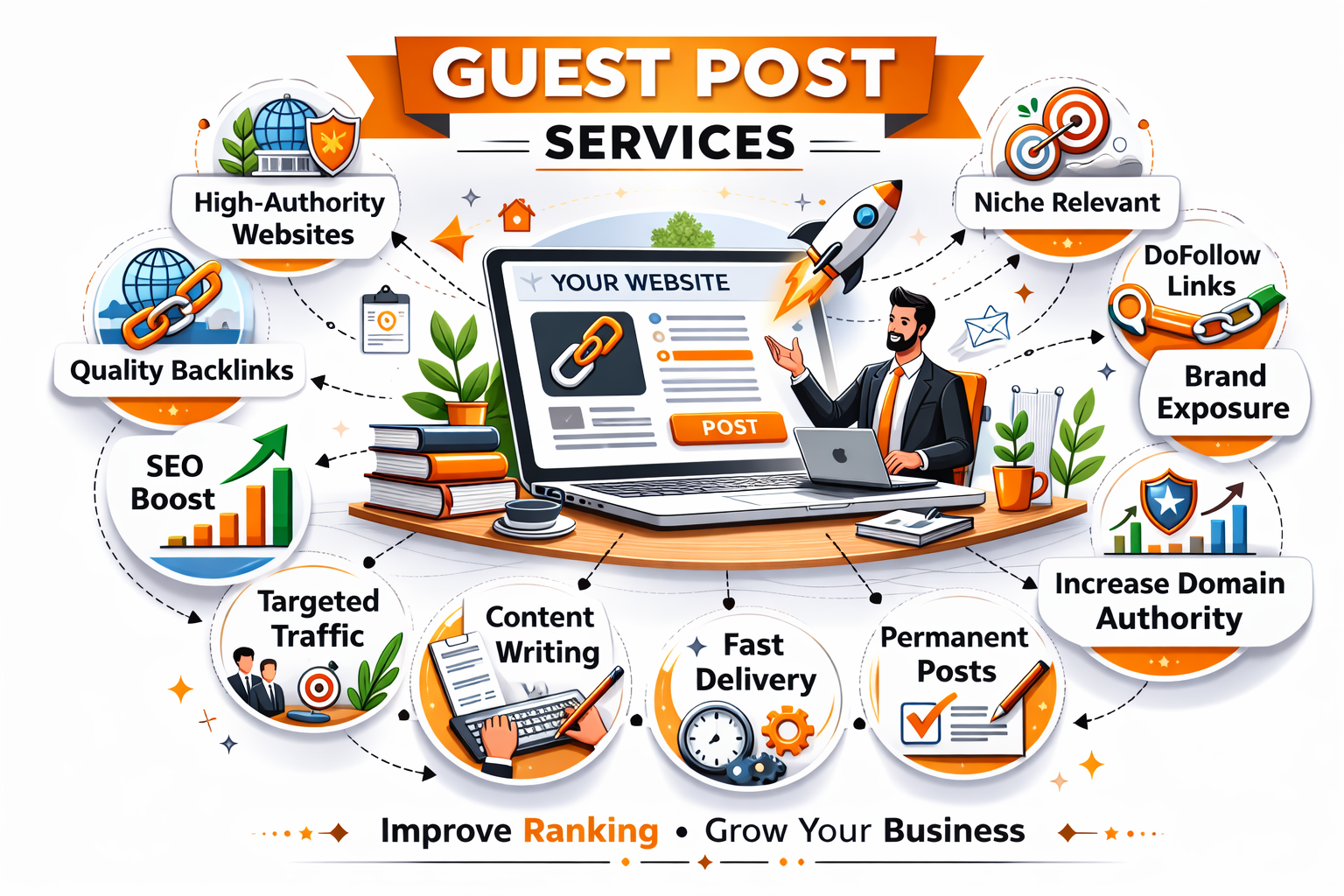 guest post service infographic
