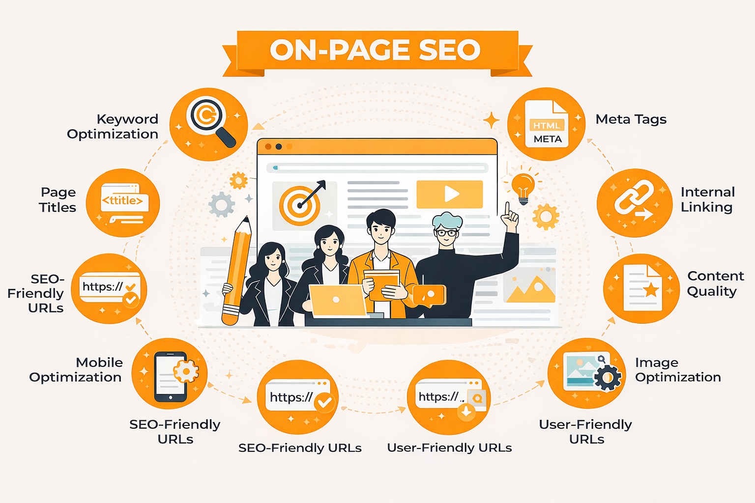 on page seo infographic