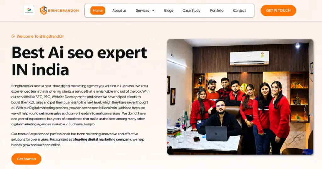 AI SEO Expert in India team at BringBrandOn digital marketing agency
