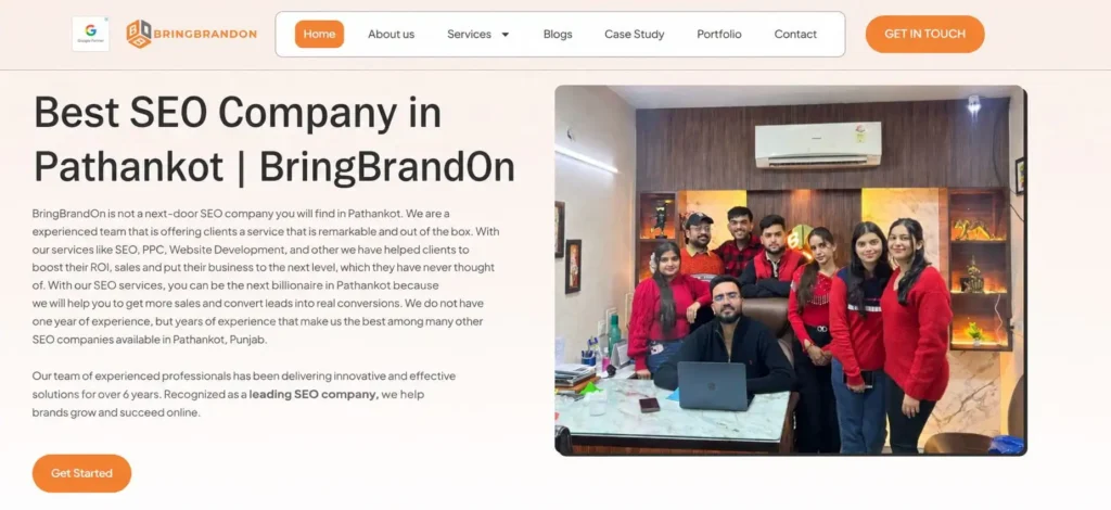 Best SEO Company in Pathankot: BringBrandOn team office