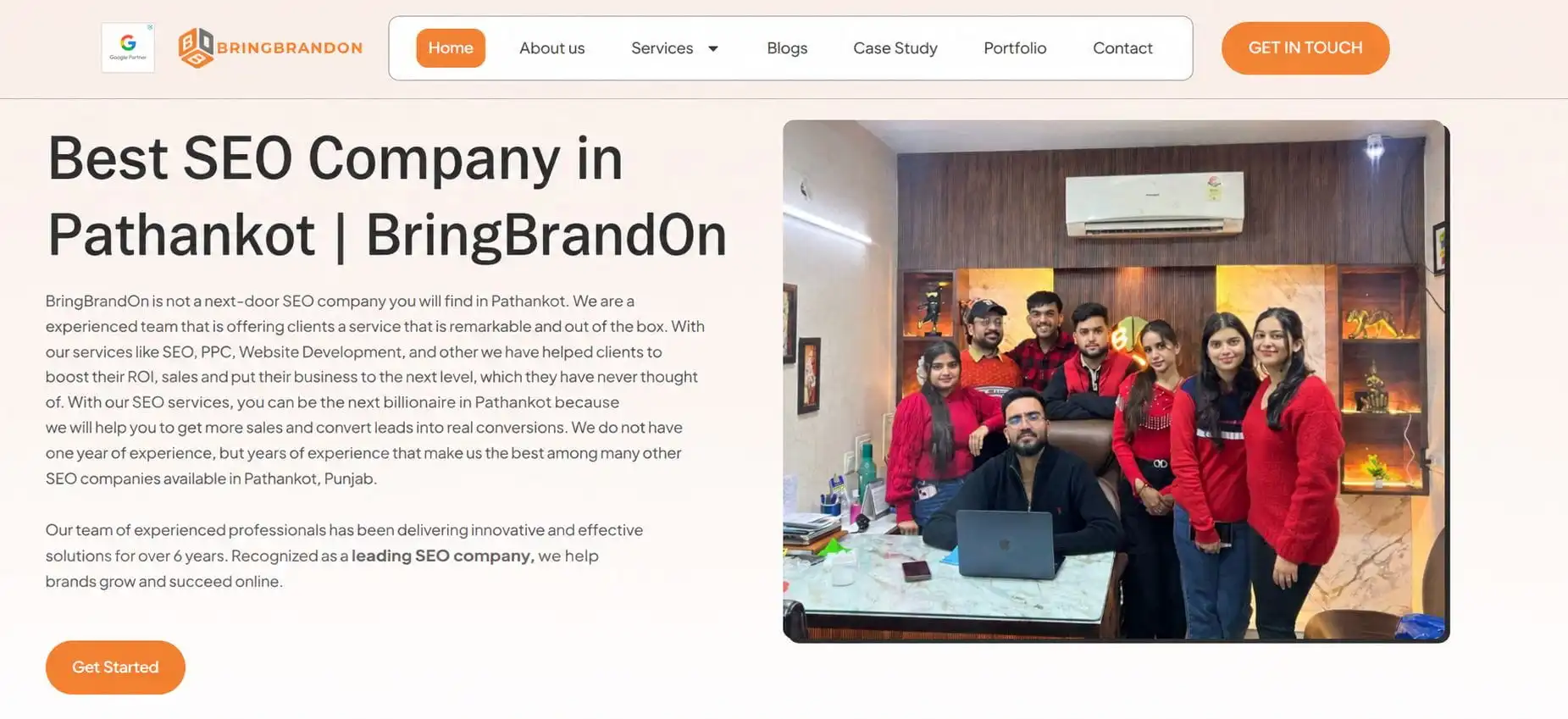 Best SEO Company in Pathankot: BringBrandOn team office