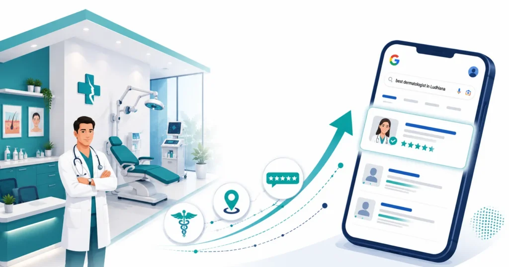 SEO for doctors and clinics in Ludhiana - NMC compliant guide to rank on Google and get direct patient inquiries
