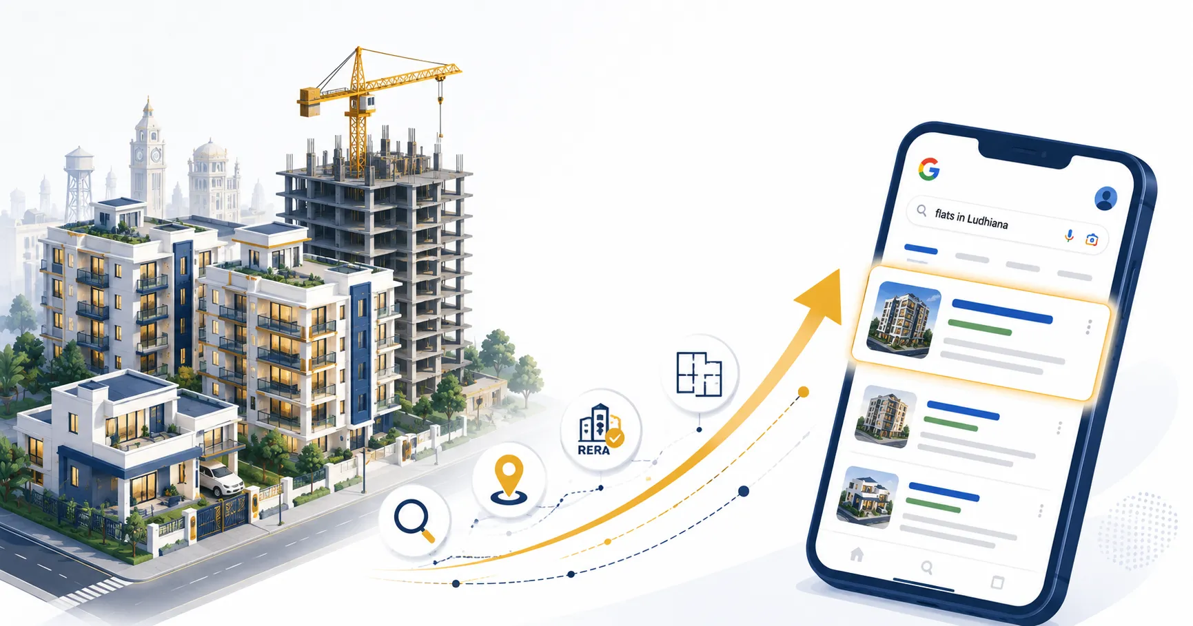 Real estate SEO in Punjab - guide for builders and property dealers to rank project pages and beat aggregator portals