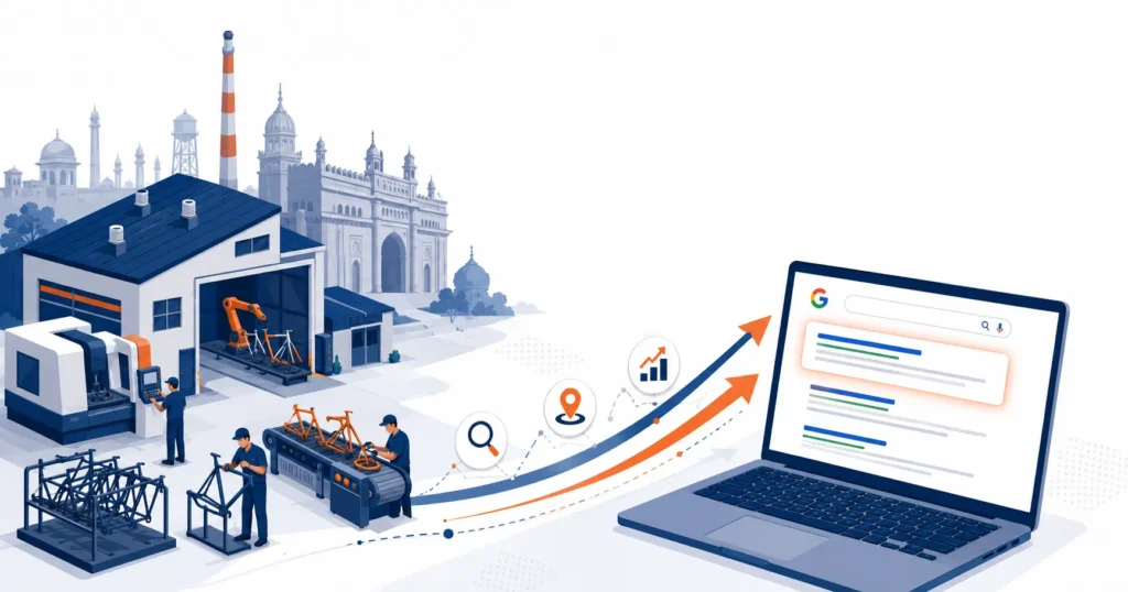 SEO for manufacturing businesses in Ludhiana - guide to rank factory websites on Google for B2B leads and export inquiries